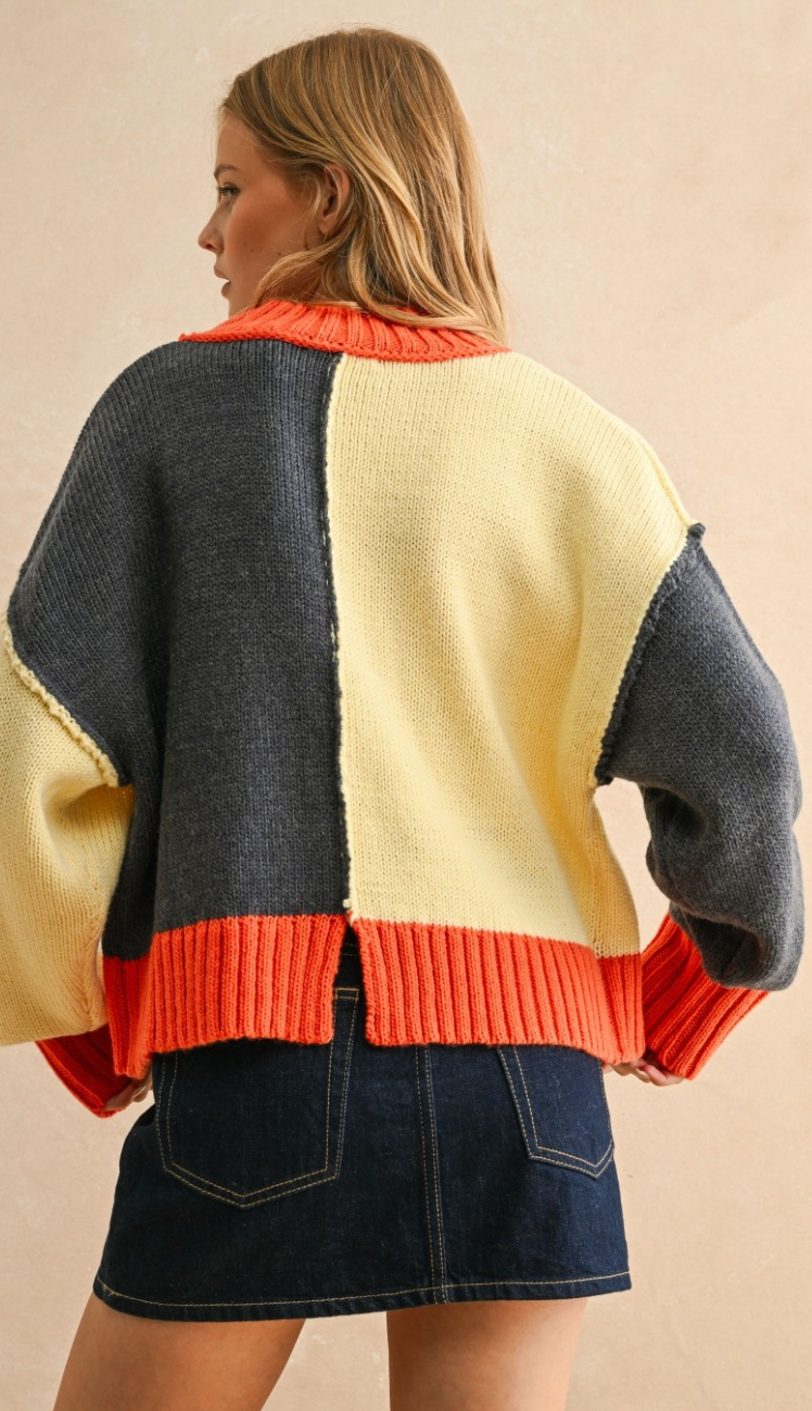 Color Block Sweater