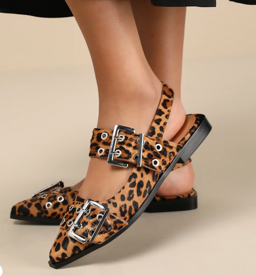 Graya Slingback Flats