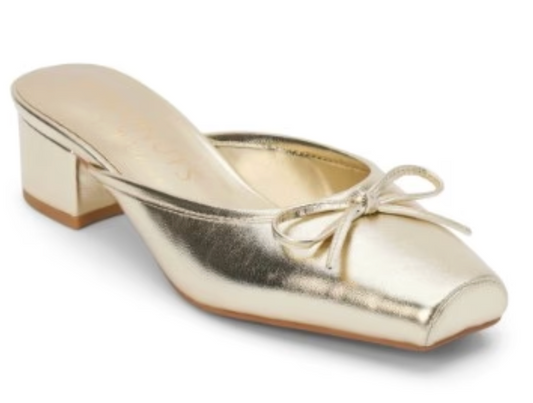 Geneva Heeled Mule