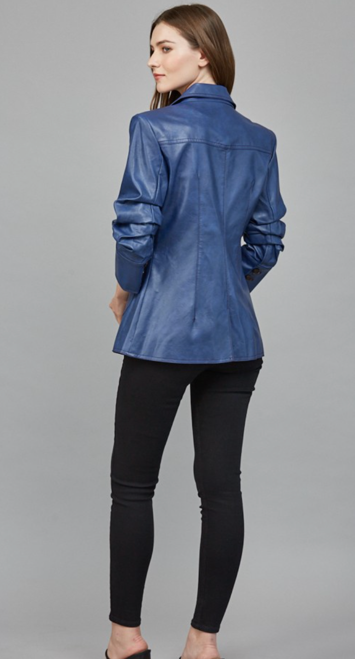 Scrunch Sleeve Detail Jacket