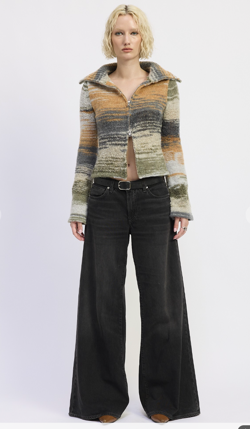 Turtle Neck Zip Up