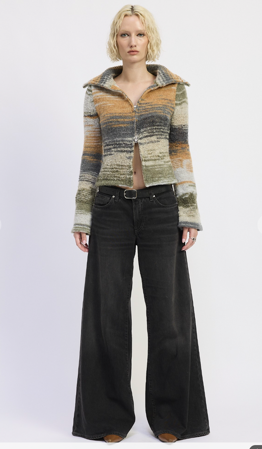 Turtle Neck Zip Up