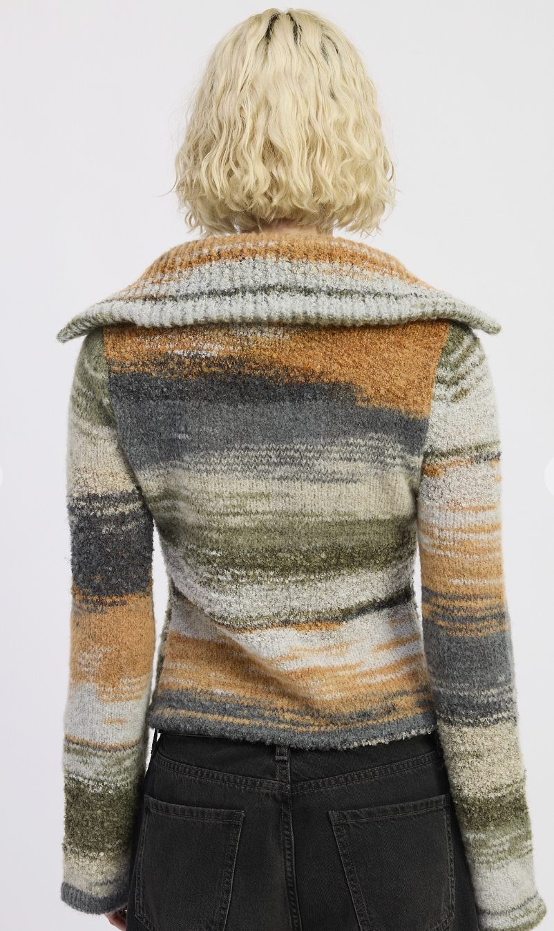 Turtle Neck Zip Up