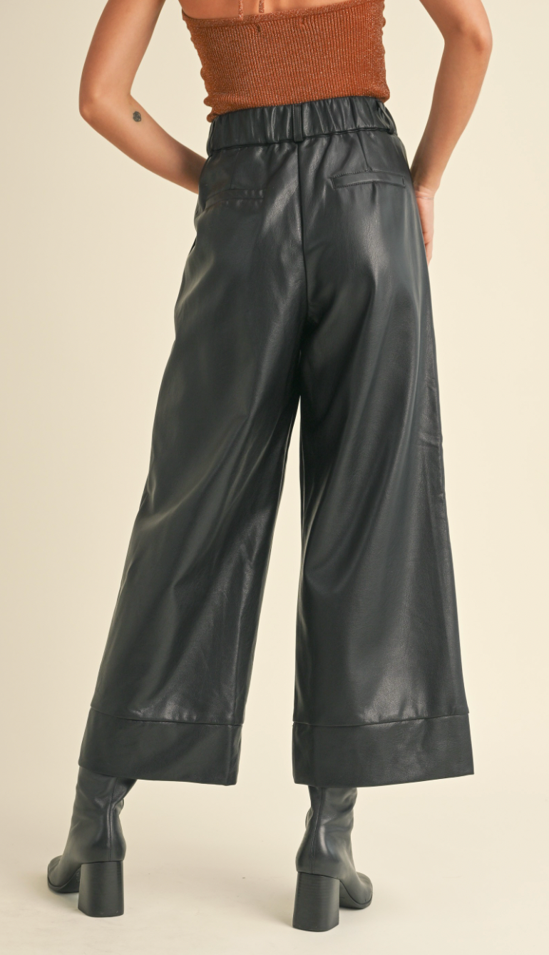 Straight Wide Leg Pants