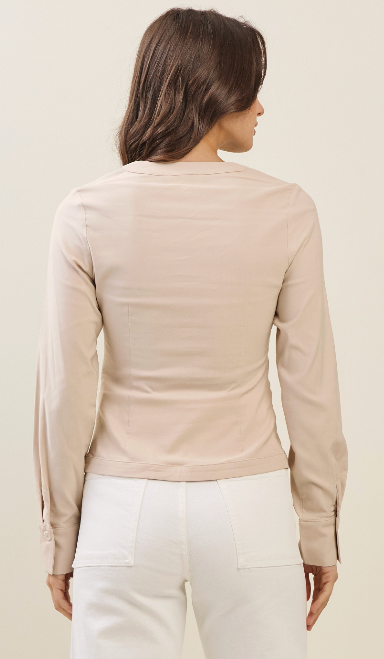 Isabella Shirred Top