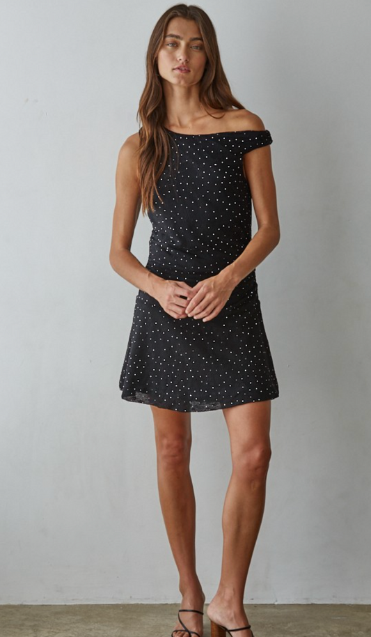 Gala Beaded Mini Dress
