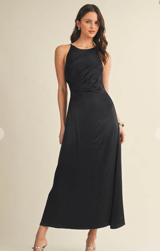 Cut Out Waist Cami Dress