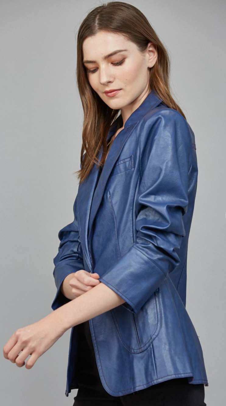 Faux Leather Jacket