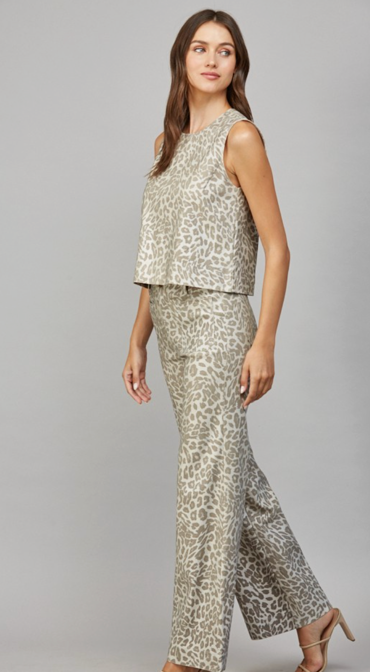 Metallic Sleeveless Top