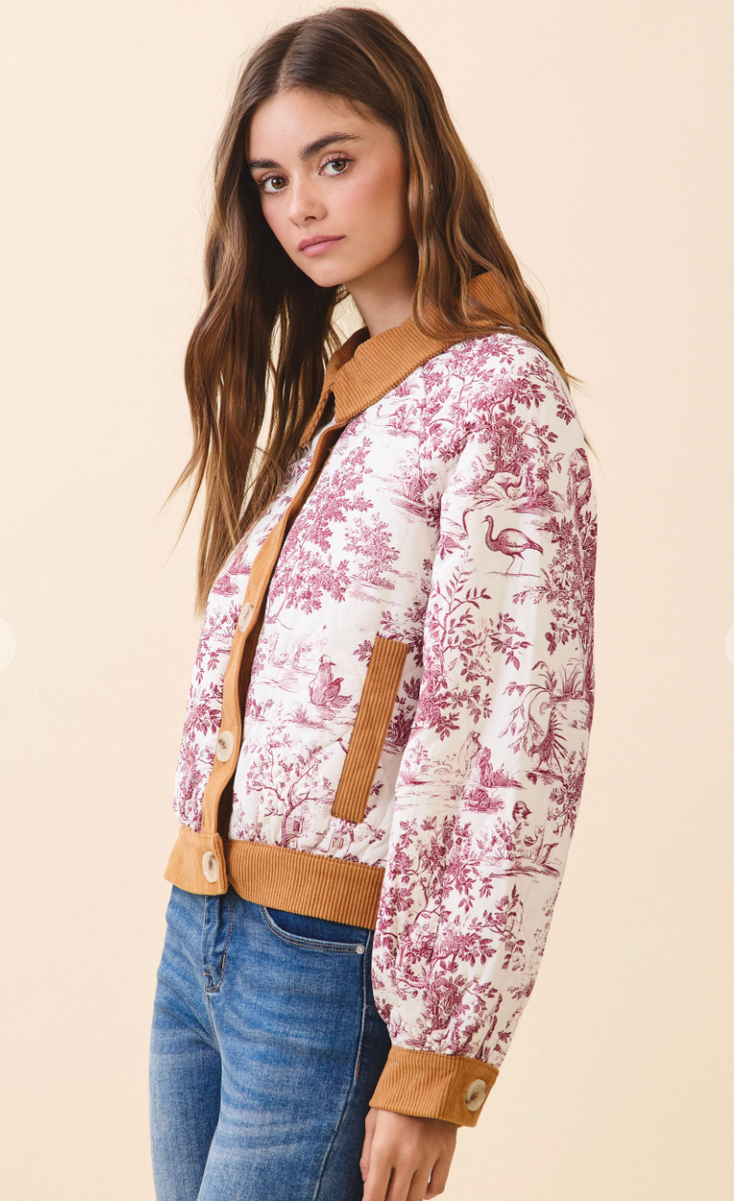 Toile Bomber Jacket