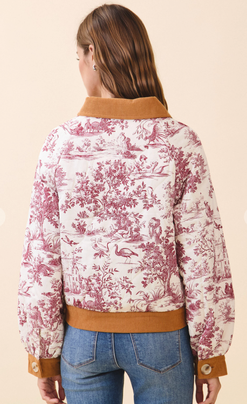 Toile Bomber Jacket