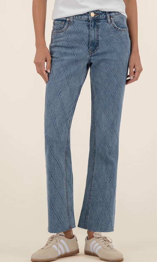 Kelsey High Rise Ankle Flare Jean