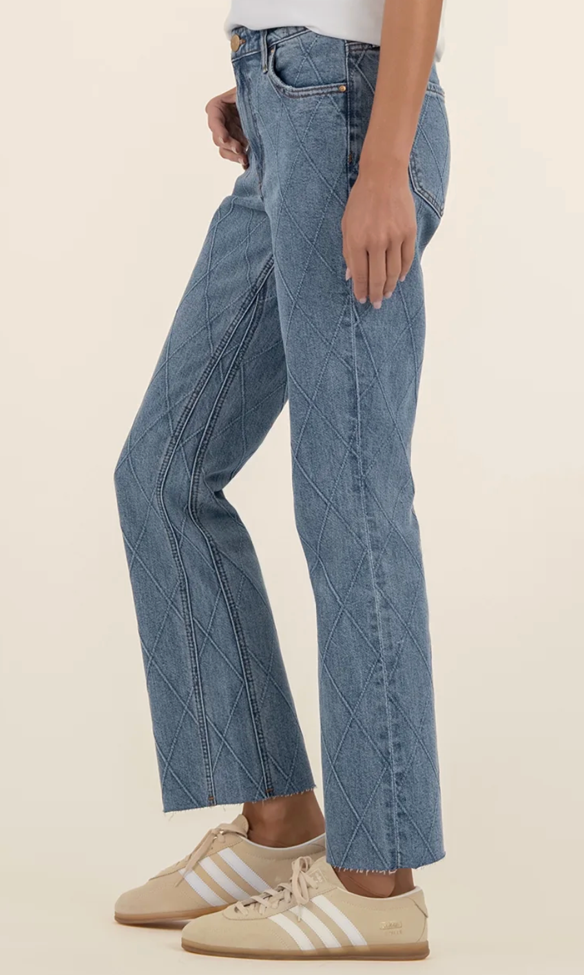 Kelsey High Rise Ankle Flare Jean