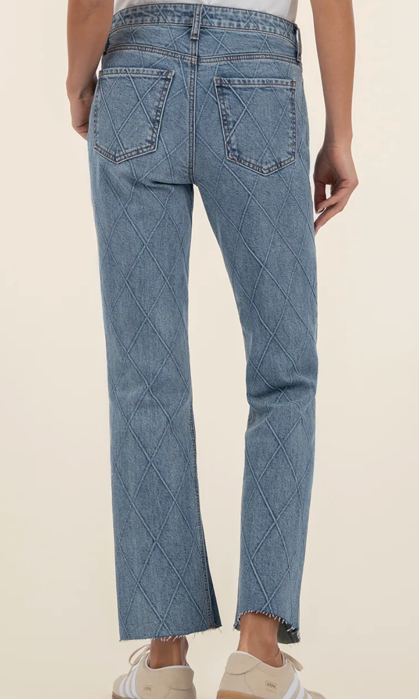 Kelsey High Rise Ankle Flare Jean