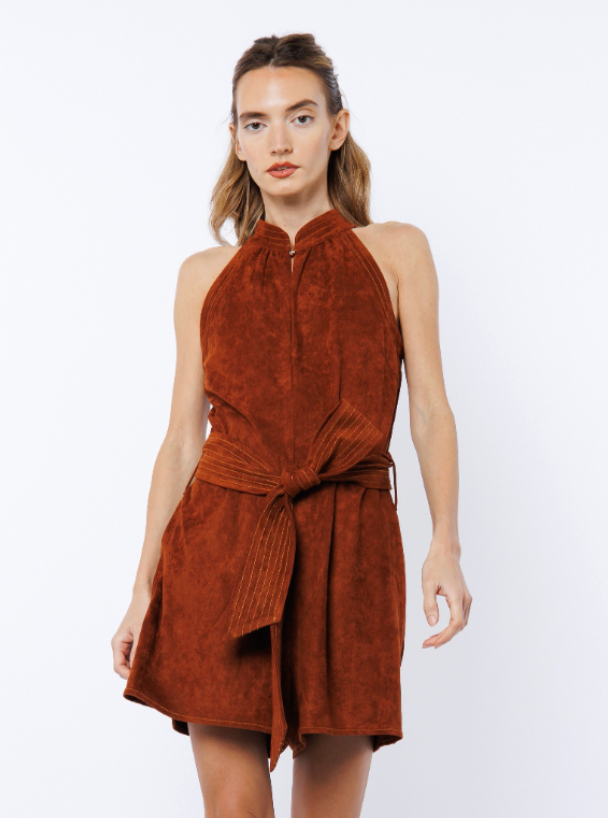 Louise Halter Neck Romper