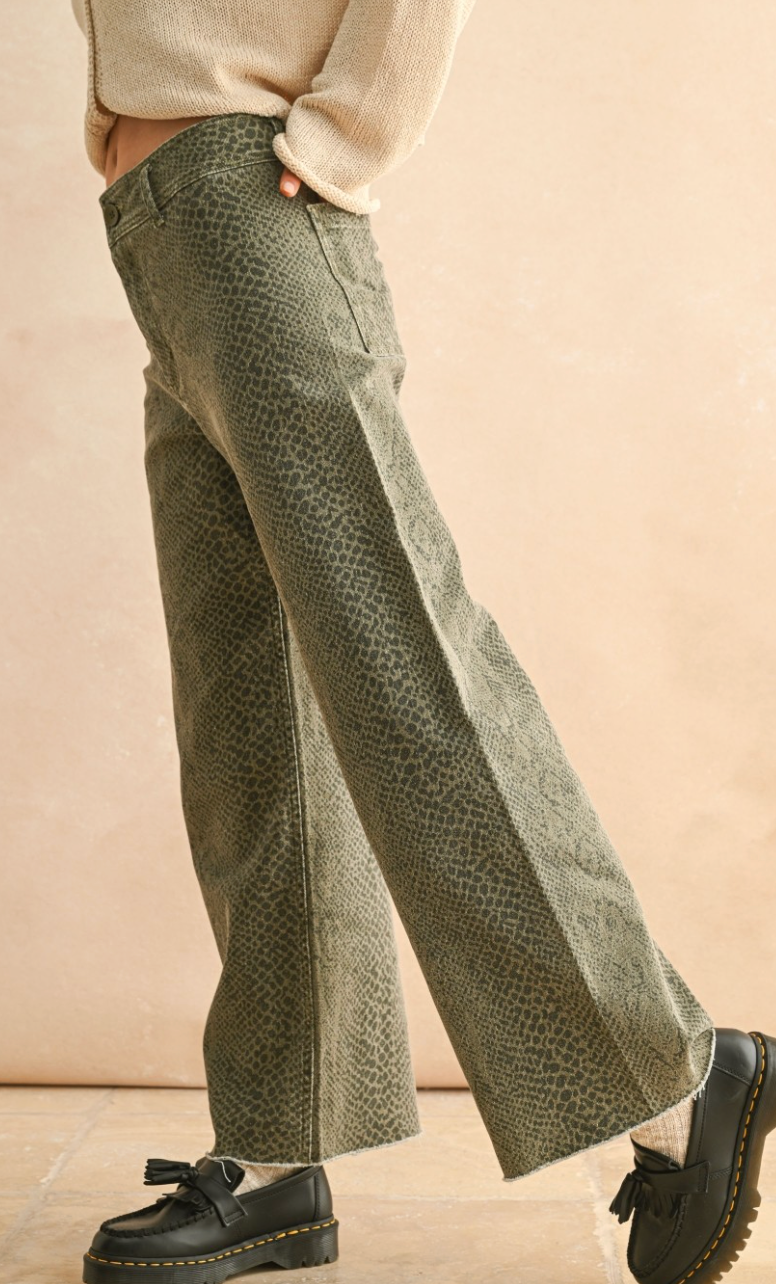 Snake Print Pants