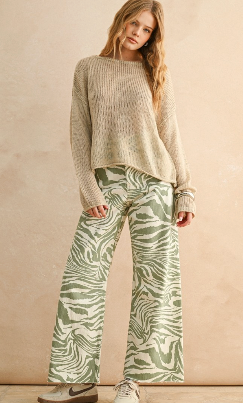 Lightweight Long Sleeve Knit Top