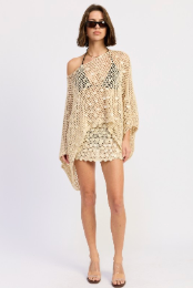 Mini Shell Trim Crochet Skirt