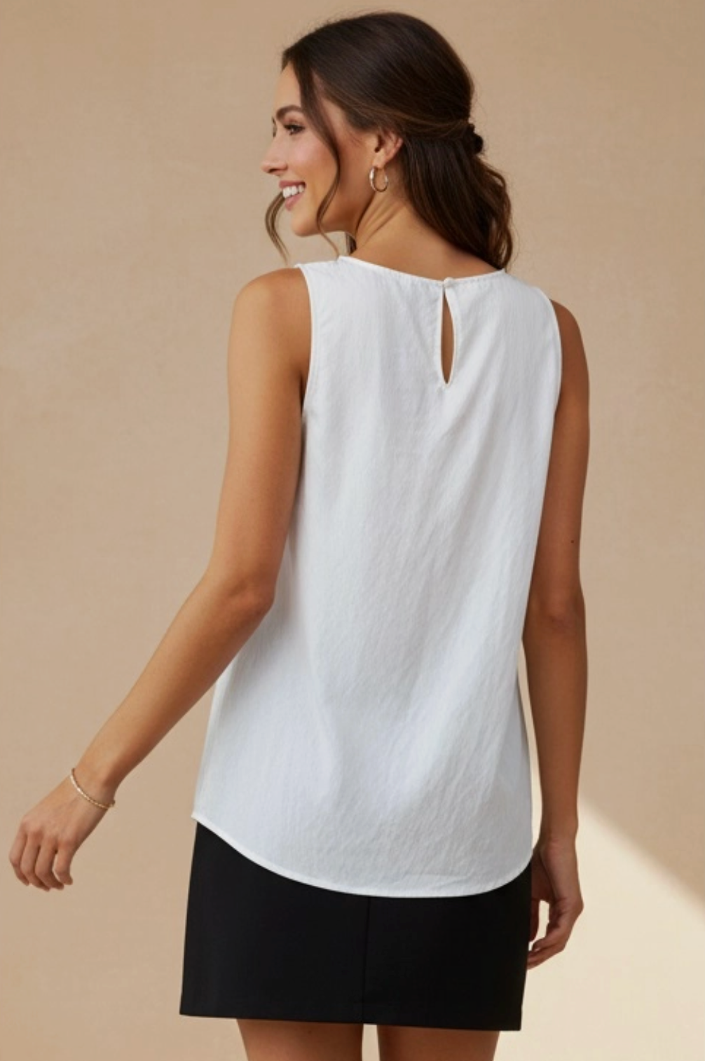 Buckle Strap Sleeveless Top