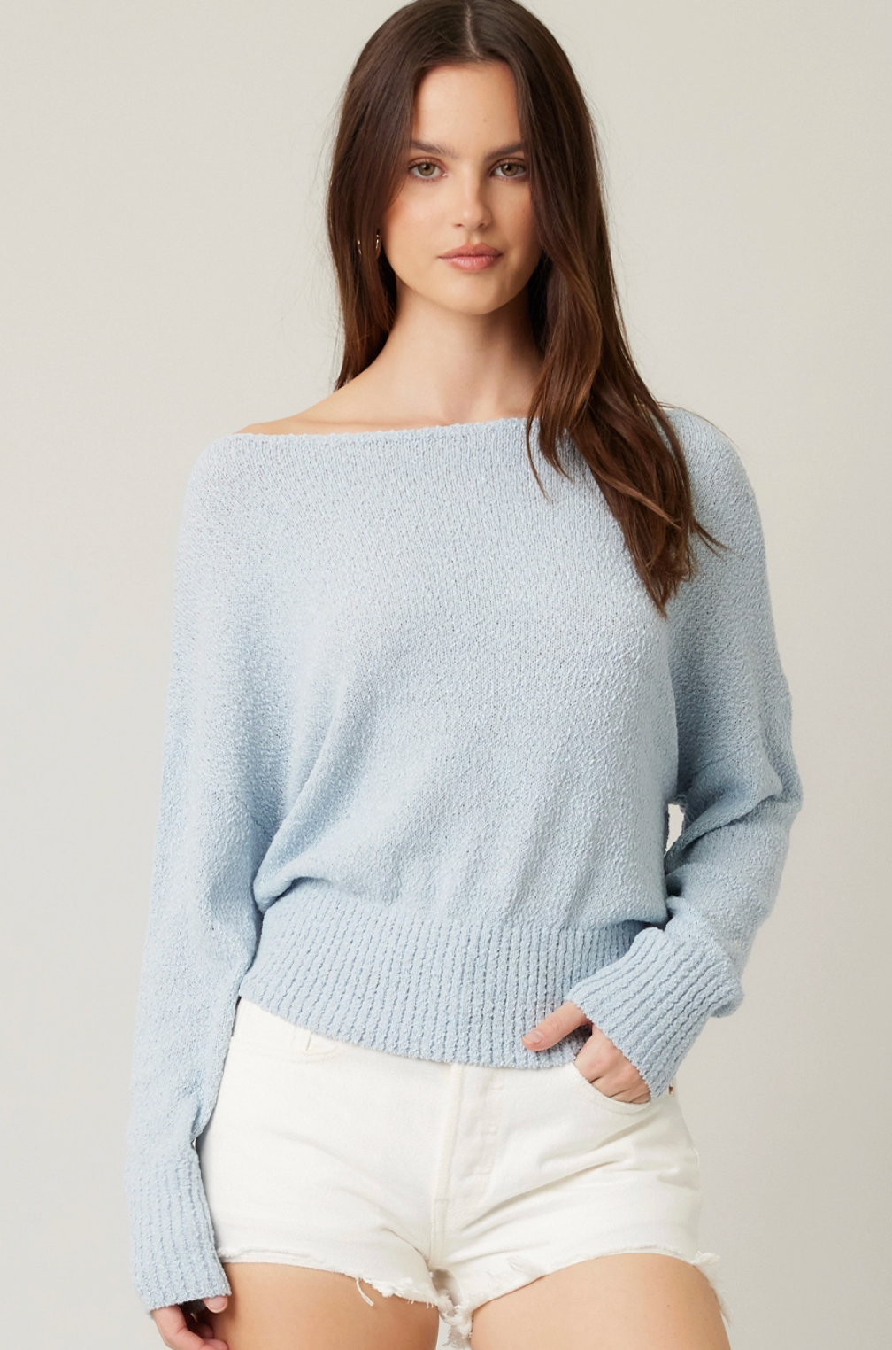 Knit Off the Shoulder Sweater