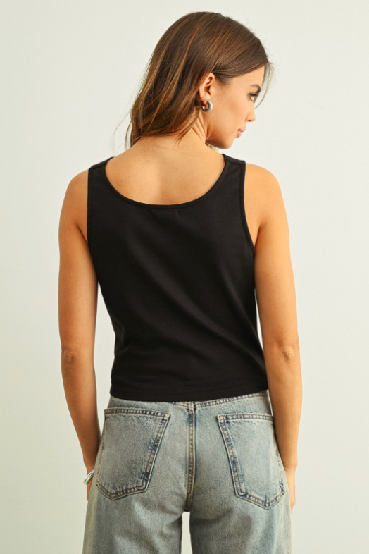 Cowl Back Detail Top