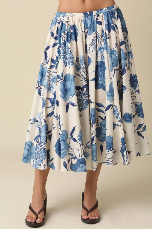 Edith Floral Maxi Skirt