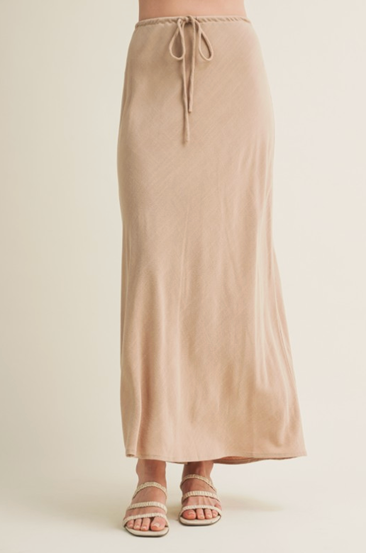 Drawstring Waist Skirt