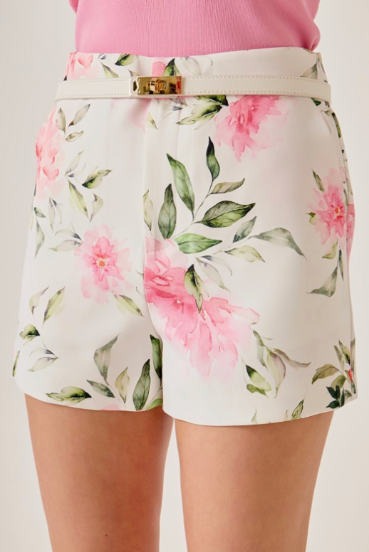 Rose Print Short