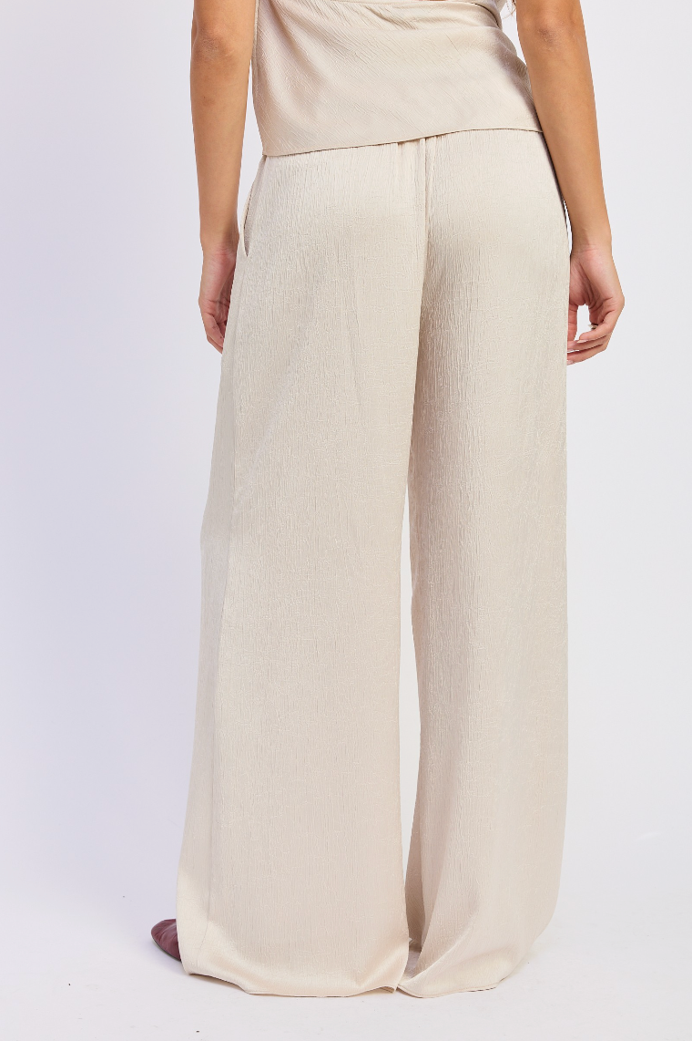 Satin Drawstring Pants