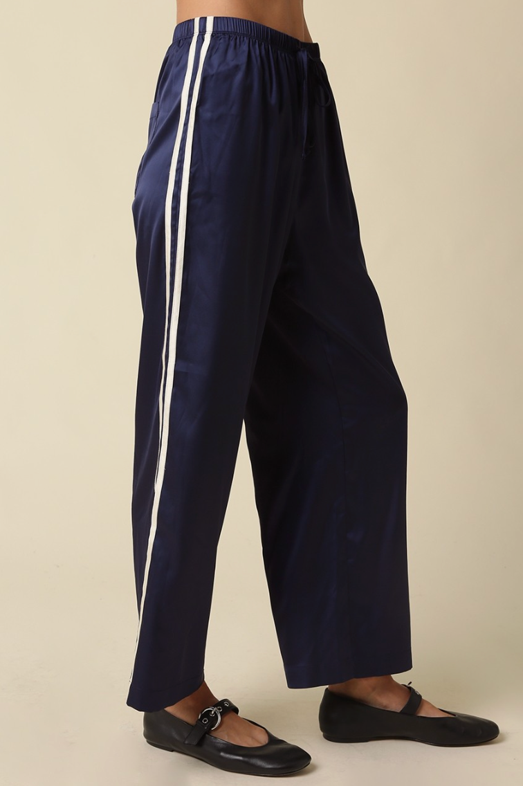 Maggie Satin Track Pants