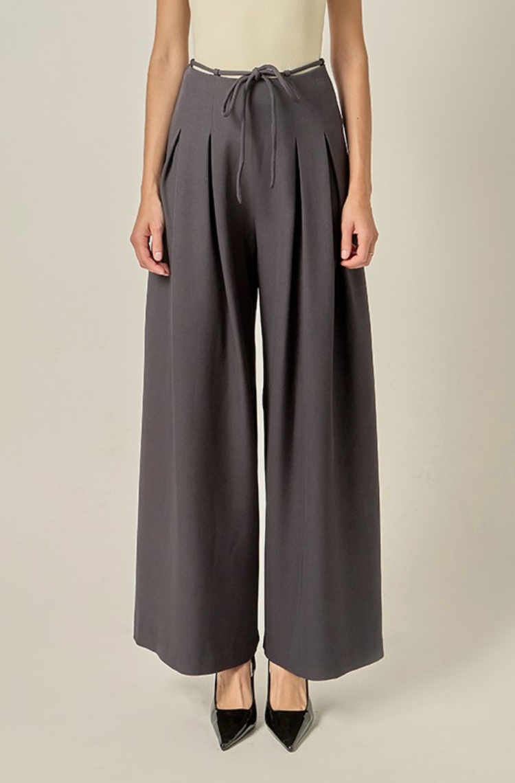Waist Tape With Hight Waist Long Pant