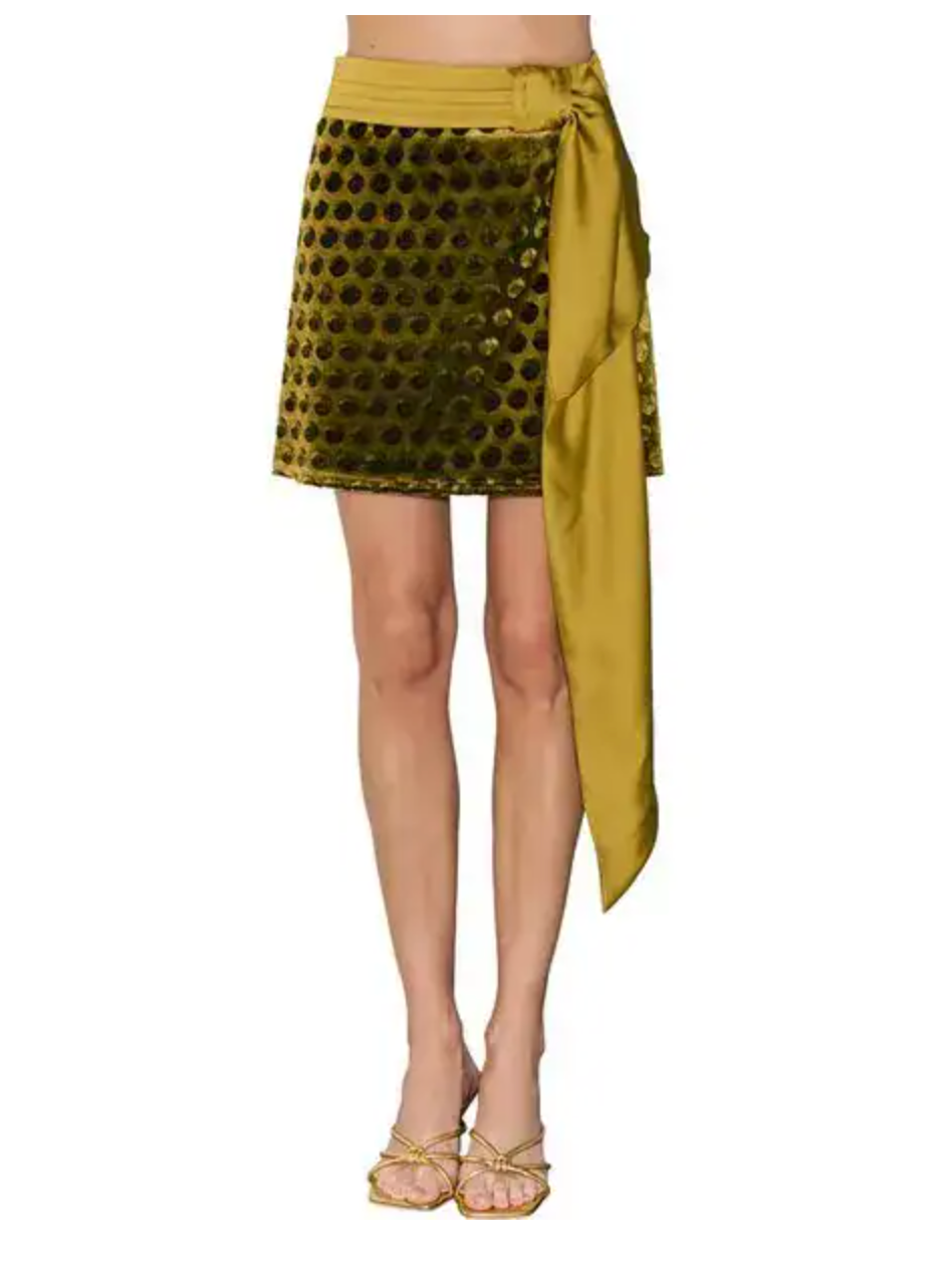 Marla Burnout Mini Skirt