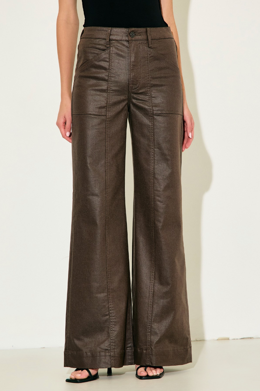 Coated Comfort Flare With Front Seam Details