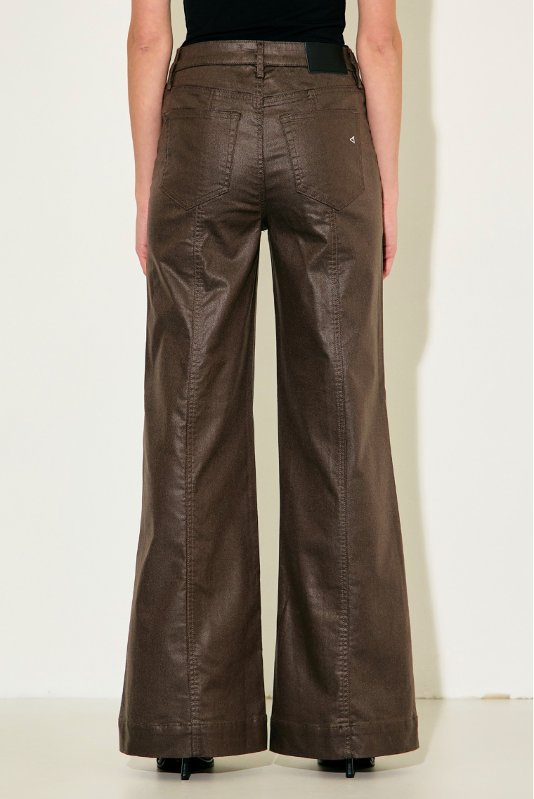 Coated Comfort Flare With Front Seam Details