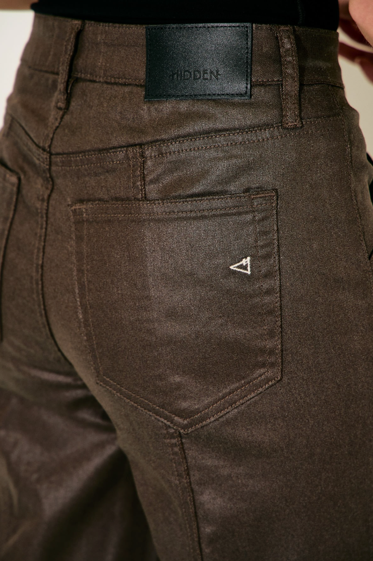 Coated Comfort Flare With Front Seam Details