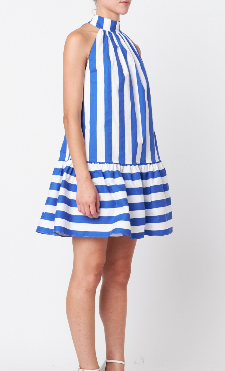 Striped Halter Dress