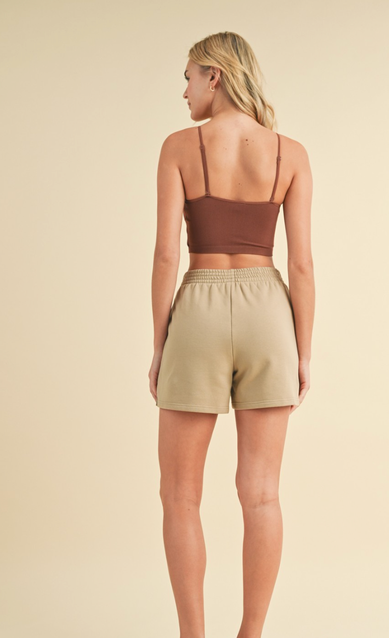 Ribbed Knit Seamless Bandeau