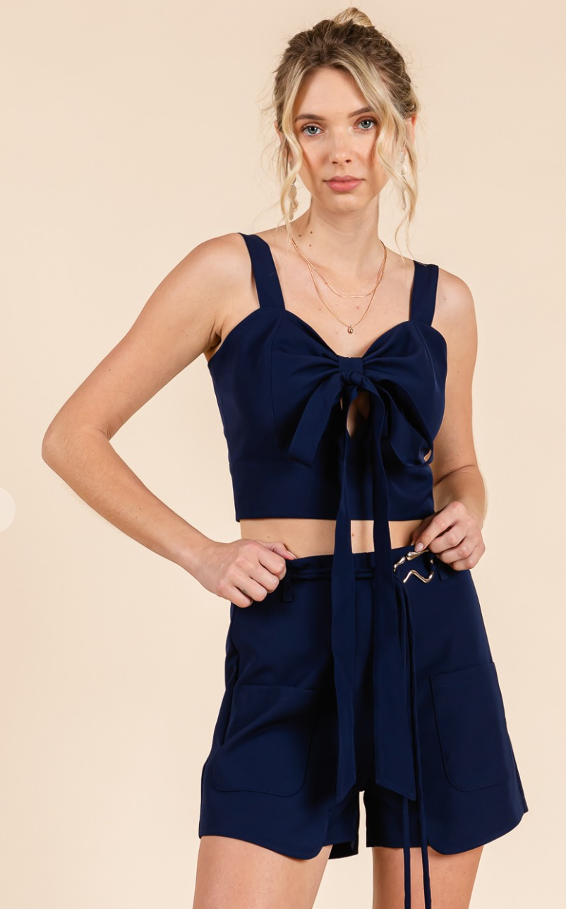 Multi Strap Keyhole Crop Top