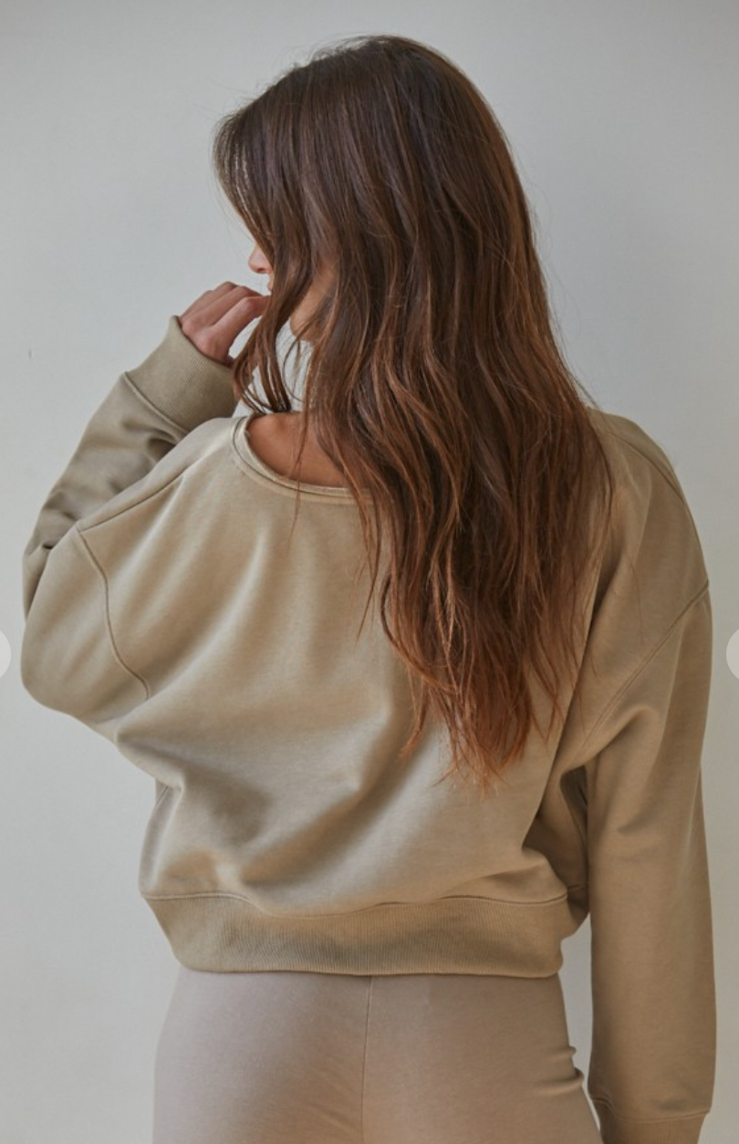 On The Go Pullover Top