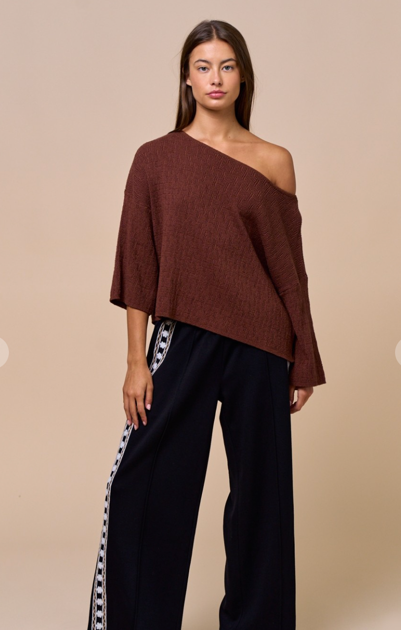 Boat Neck Top