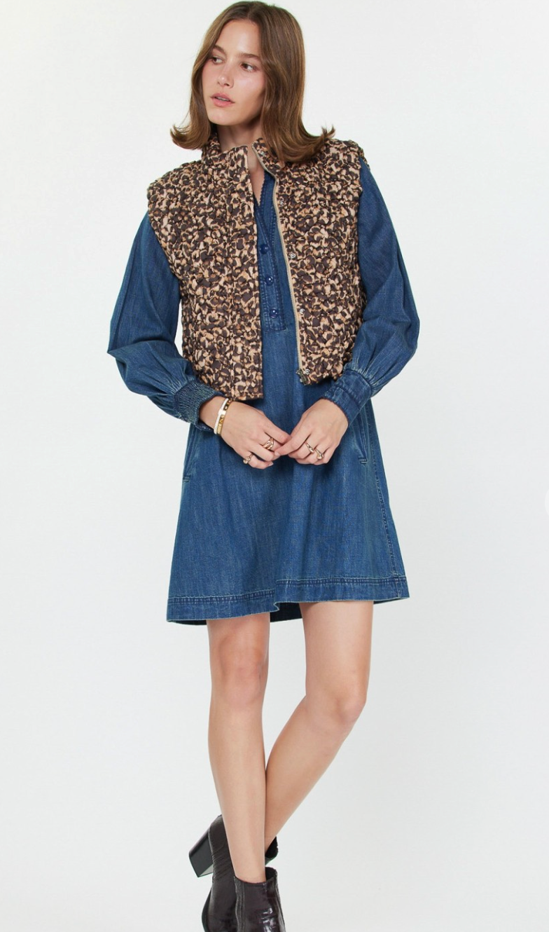 Cropped Quilting Vest