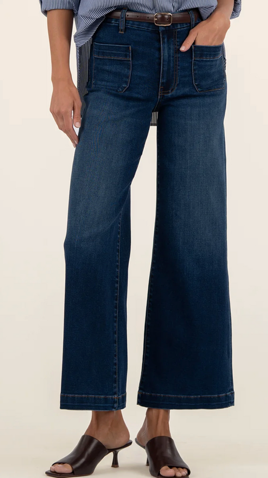 Meg High Rise Wide Leg Jean