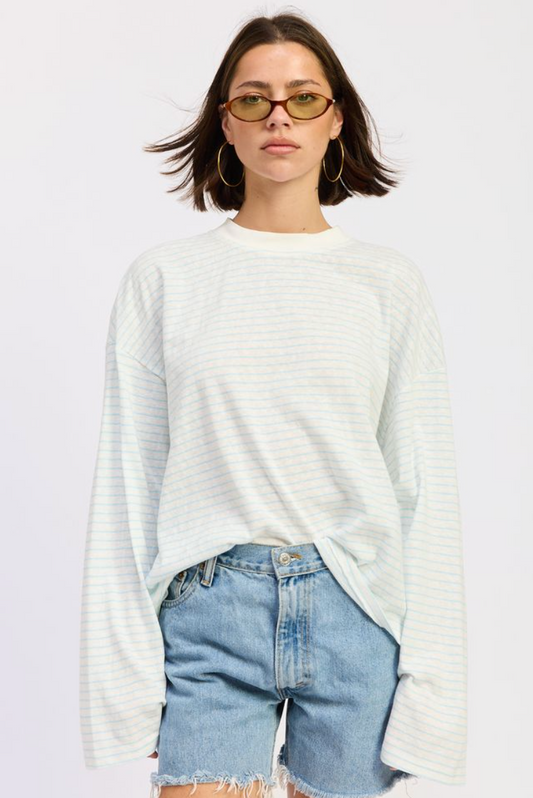 Oversized Stripe Basis T-shirt