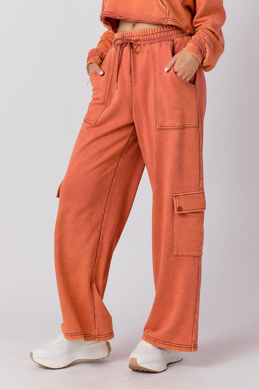 Terry Cargo Pant