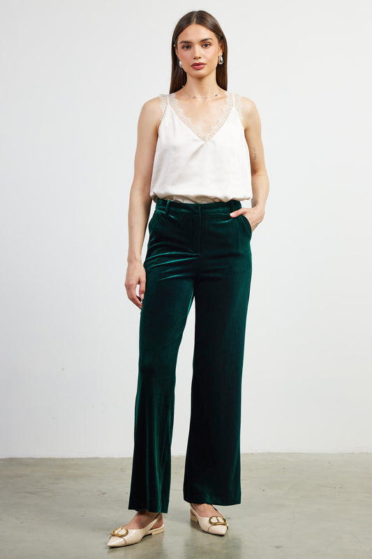 Velvet Straight Pant