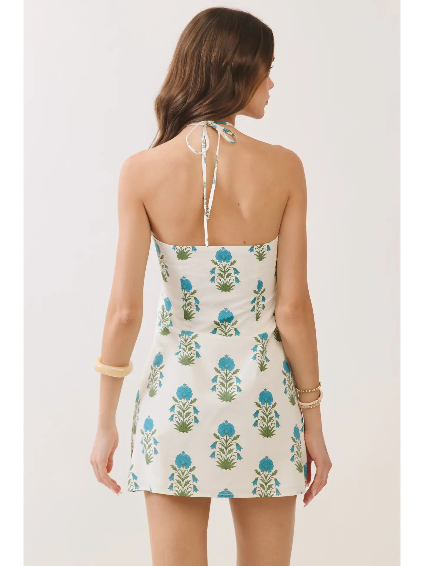 Floral Halter Dress