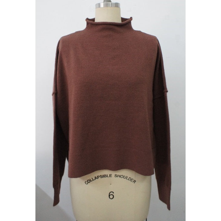 Mock Neck Pullover Sweater