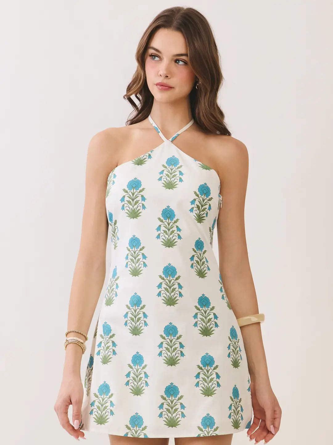 Floral Halter Dress