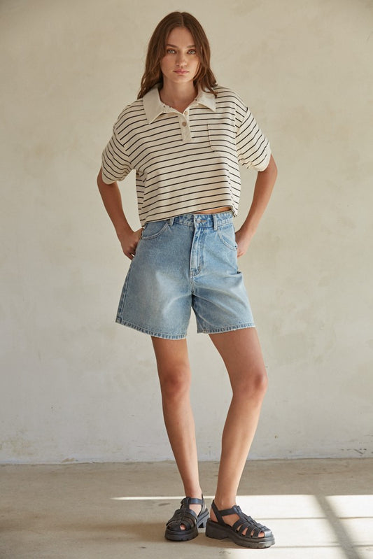 Hyde Collared Top