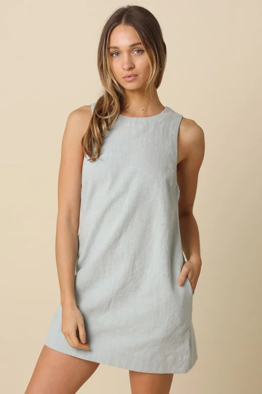 Eve Open Bacl Mini Dress
